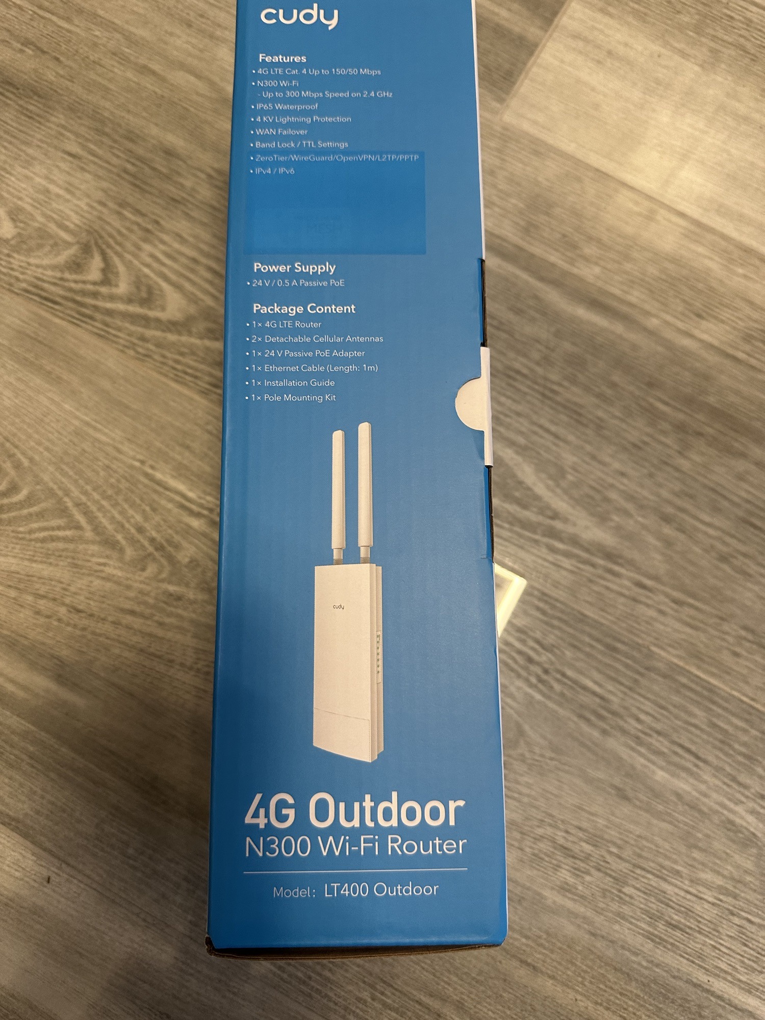 Test CUDY LT400 Routeur 4G Extérieur